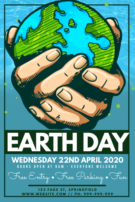 Earth Day Poster Template PosterMyWall Earth Day Poster Template PosterMyWall