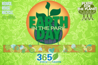 Earth Day in The Park Poster template