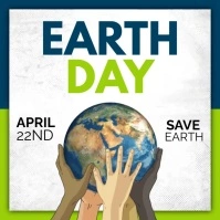 Earth day video Instagram Post template