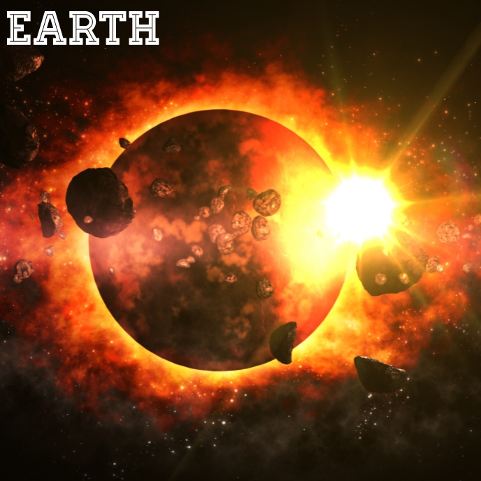 Earth File Cover Design EARTH Template | PosterMyWall