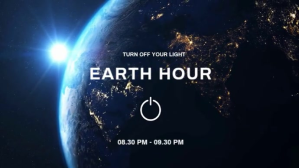 Earth Hour งานแสดงผลงานแบบดิจิทัล (16:9) template