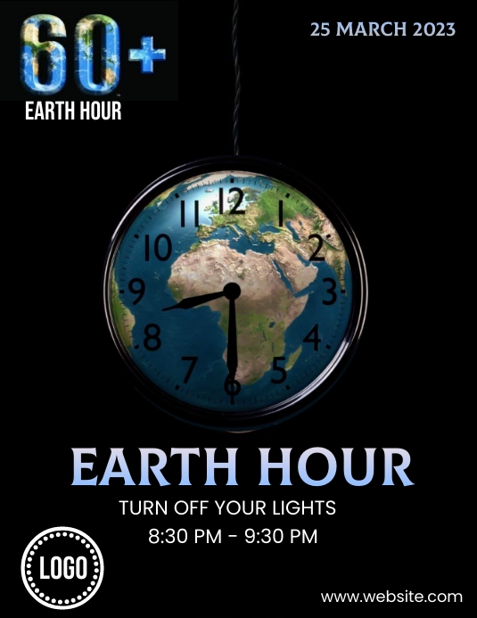 Earth Hour Poster Template PosterMyWall earth-hour-poster-template-postermywall