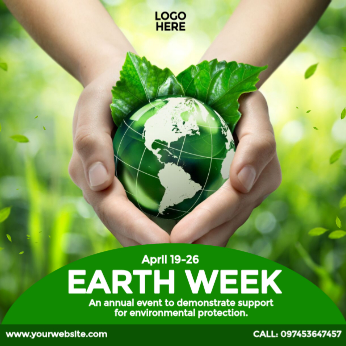 Plantilla de Earth Week | PosterMyWall