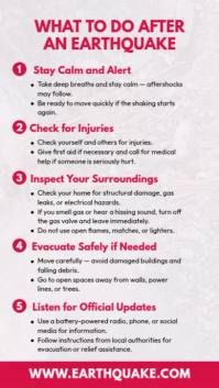 Earthquake Ads Instagram Story template