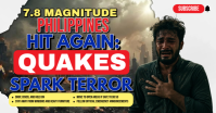 Earthquake News Ads Obraz udostępniany na Facebooku template