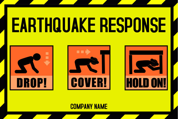 Image result for earthquake safety poster