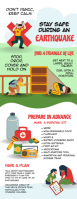 Earthquake Safety Infographic Half Page Letter template