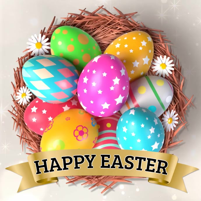 Easter, Card Template PosterMyWall