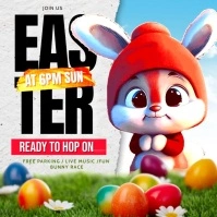 Easter, Easter Brunch, Egg Hunt Instagram-Beitrag template