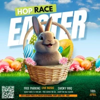 Easter, Eater party Instagram-Beitrag template
