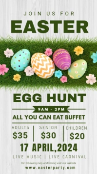 easter, event, spring, party,brunch Historia de Instagram template