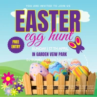 easter, event, spring, party,brunch Square (1:1) template