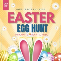 happy easter, event, spring, party Instagram-bericht template