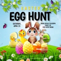 easter, event, spring, party Square (1:1) template