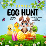easter, event, spring, party Vierkant (1:1) template