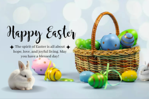 easter, event, spring, party Etiqueta template