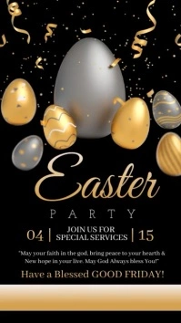 easter, event, spring, party good friday Instagram-Story template