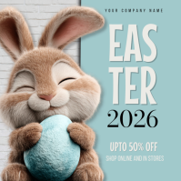 easter, event, spring, sale Publicación de Instagram template