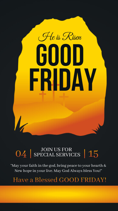 Copy of easter, event,good friday,church | PosterMyWall