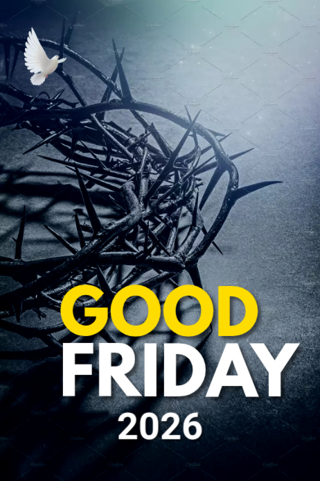 Easter, good friday, good friday service Template | PosterMyWall