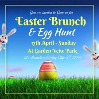 easter,spring, event,brunch,egg hunt Square (1:1) template