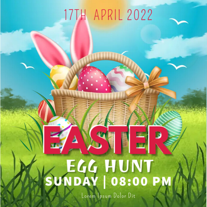 easter,spring,sale,event Wpis na Instagrama template