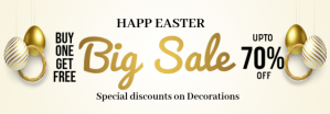 White easter sale Tumblr-banner Template