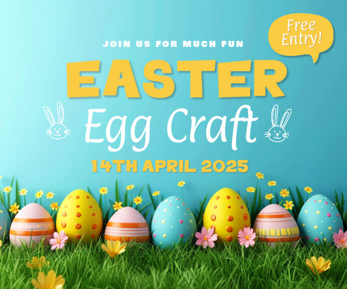 easter, event, spring, party, hello easter Rettangolo grande template