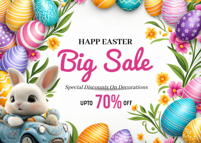 easter, event, spring, party,brunch Postcard template