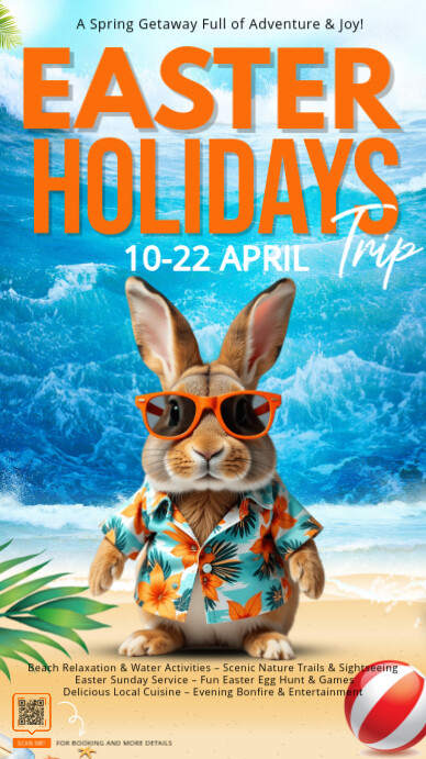 easter, event, spring, party, hello easter Instagram Story template