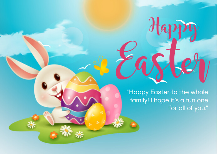 easter, good friday,palm sunday,event Postcard template