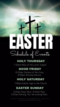 easter ,holy week,event Instagram Story template