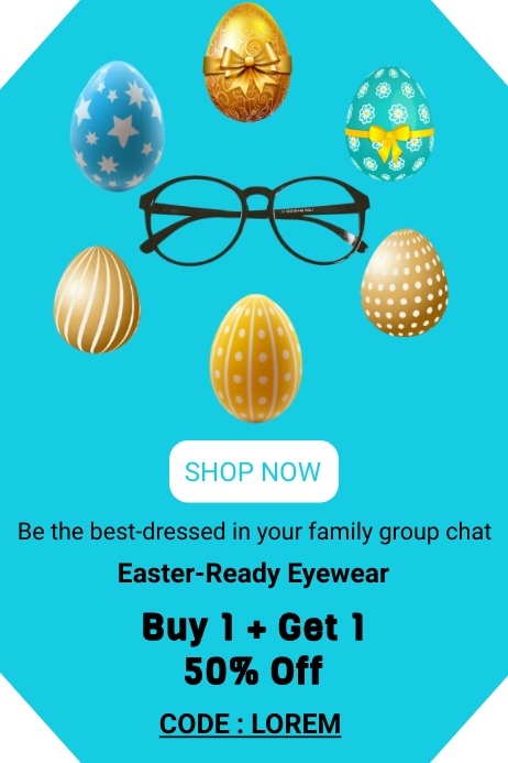 Easter ads flyer Template | PosterMyWall