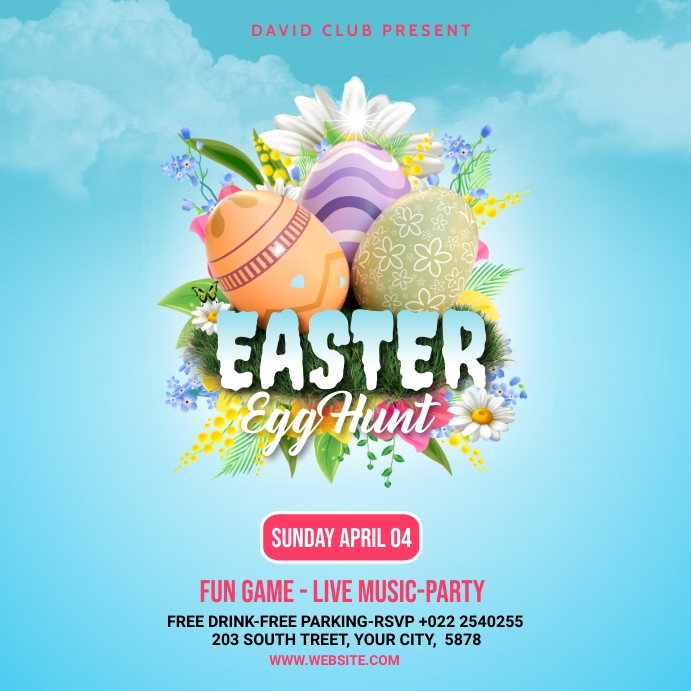 Easter Advert Template | PosterMyWall