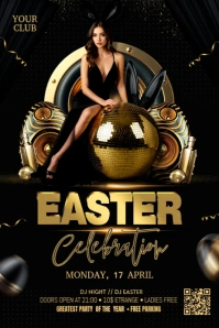 Easter Banner 4' × 6' template