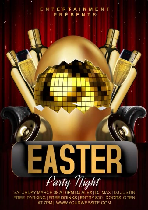 Easter Bash Party Video Template Postermywall Easter Bash Party Video Template Postermywall
