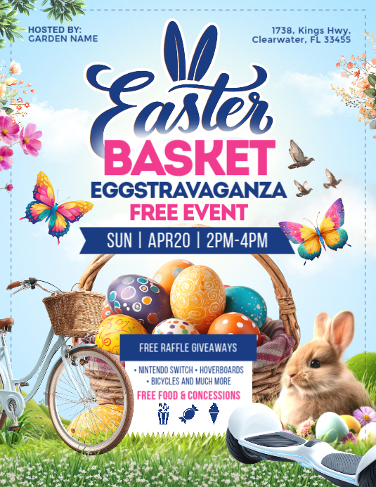 Copy of Easter Basket Event Template | PosterMyWall