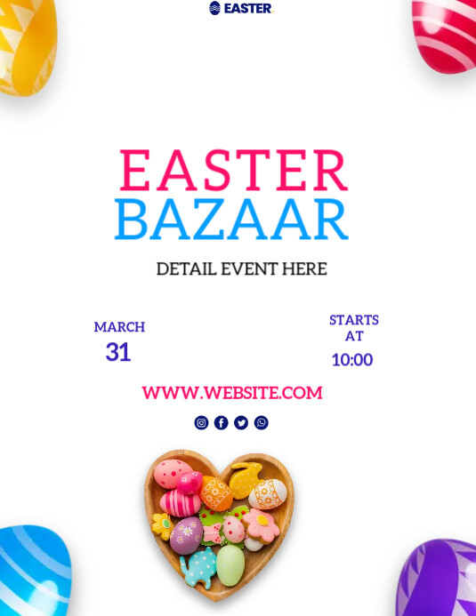 Easter Bazaar Template | PosterMyWall