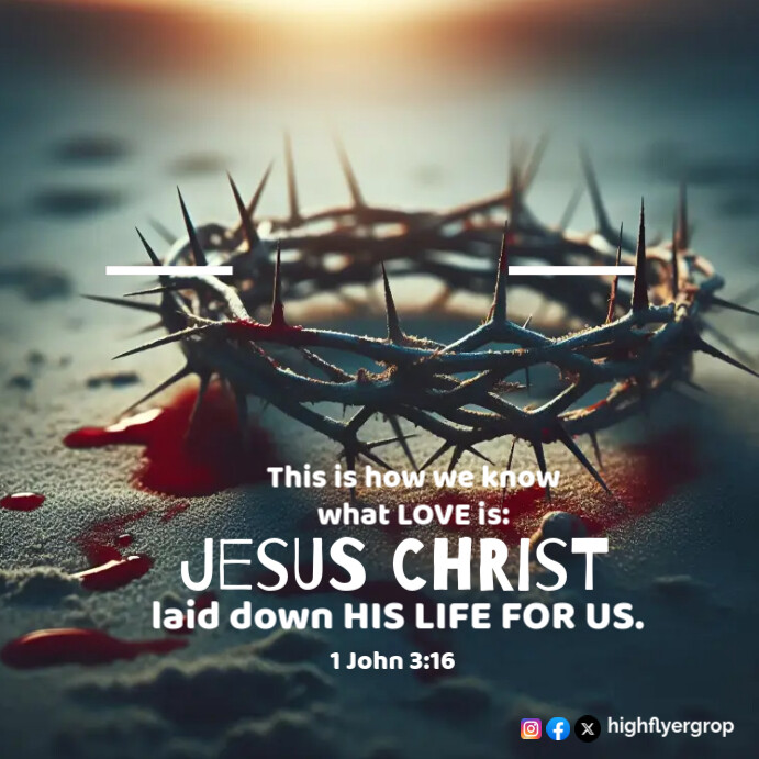 Easter Scripture Post Easter Bible Verse Template | PosterMyWall