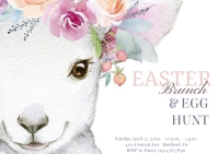 Easter Brunch and Egg Hunt Invitation Ikhadi leposi template