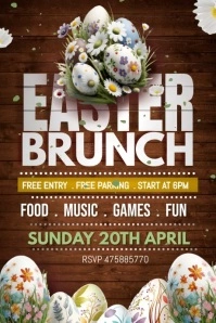 Easter brunch Iphosta template