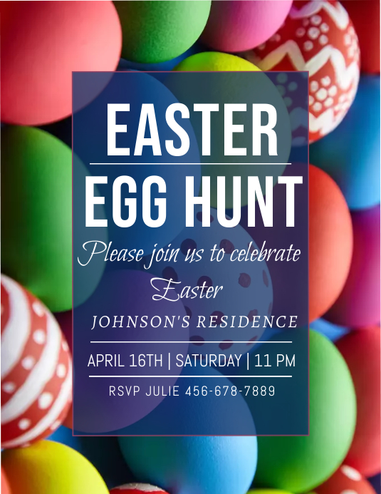 Easter brunch Flyer (US-Letter) template