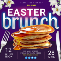 Easter Brunch Instagram Post template