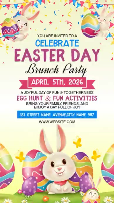 Modello Easter Brunch Party | PosterMyWall