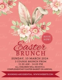 EASTER BRUNCH RESTAURANT Event Template Iflaya (Incwadi ye-US)