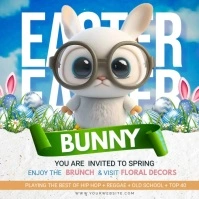 easter bunny Wpis na Instagrama template