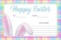 Easter Candy Gram Label template