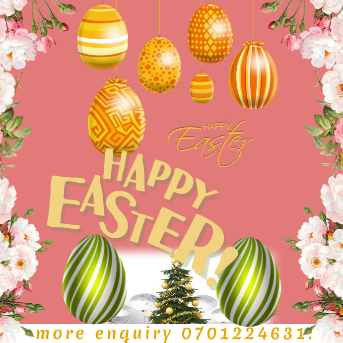 EASTER CARD/ Church flyer Modelo | PosterMyWall