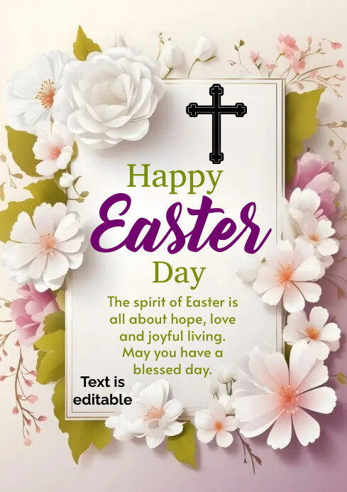 Easter Card Template PosterMyWall