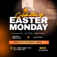 Easter celebration Instagram Post template
